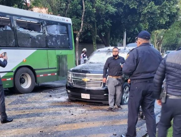 Secretario de seguridad de la CDMX sufre atentado en las Lomas