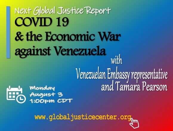 Lecture: COVID-19 and the Economic War against Venezuela