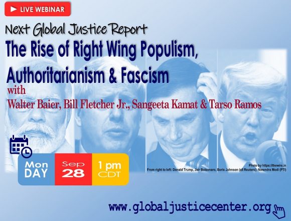 Lecture “Rise of Right Wing Populism, Authoritarianism, Fascism”