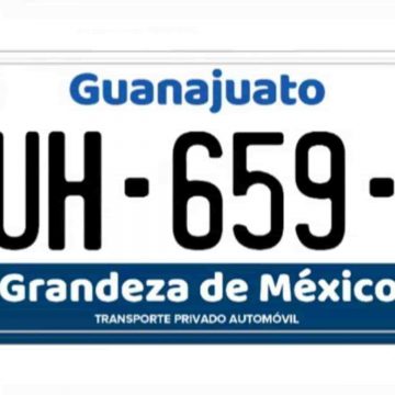 How to change license plates in the state of Guanajuato
