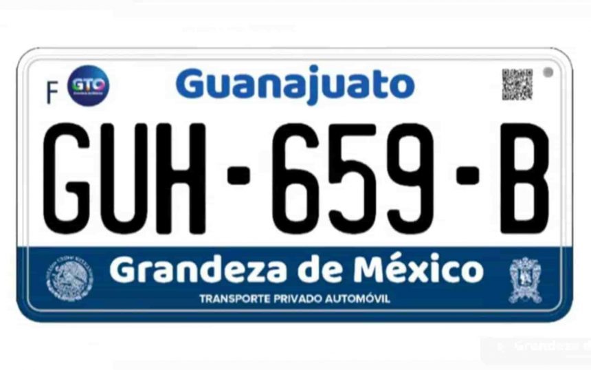 How to change license plates in the state of Guanajuato