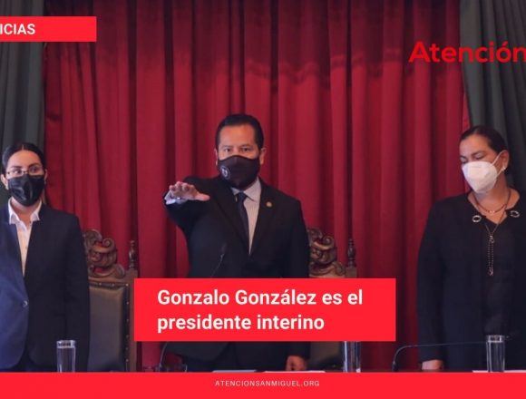 Gonzalo González es el presidente interino Gonzalo González es el presidente interino