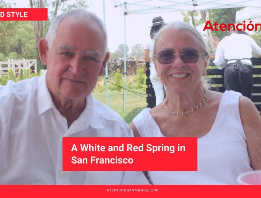 A White and Red Spring in San Francisco A White and Red Spring in San Francisco