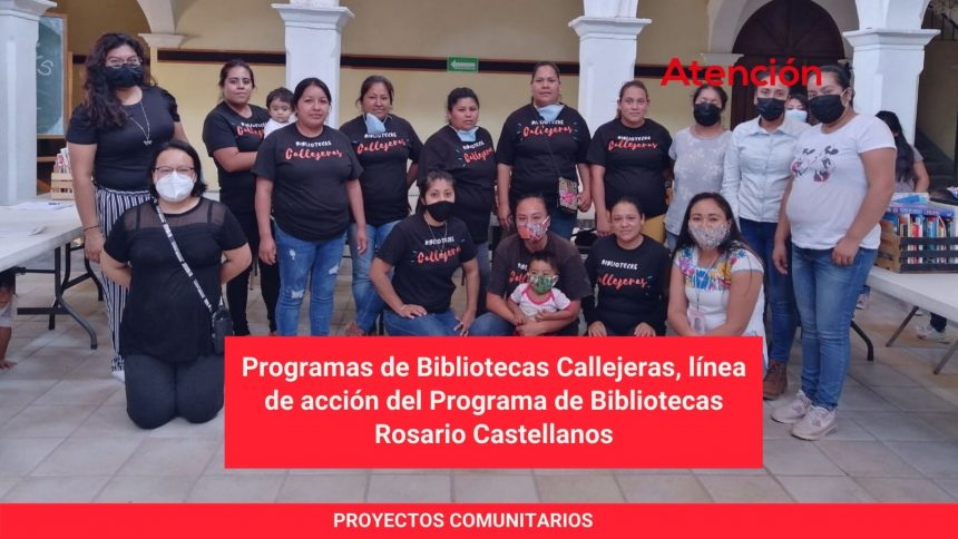 Programas de Bibliotecas Callejeras, línea de acción del Programa de Bibliotecas Rosario Castellanos
