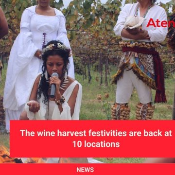 The wine harvest festivities are back at 10 locations